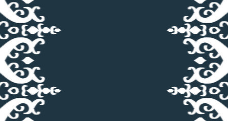 Ikat Seamless Pattern Design Art ornament. Ethnic abstract geometric pattern in tribalt vertical. Vector illustration EP.37