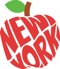 NYC New York Big Apple vector illustration