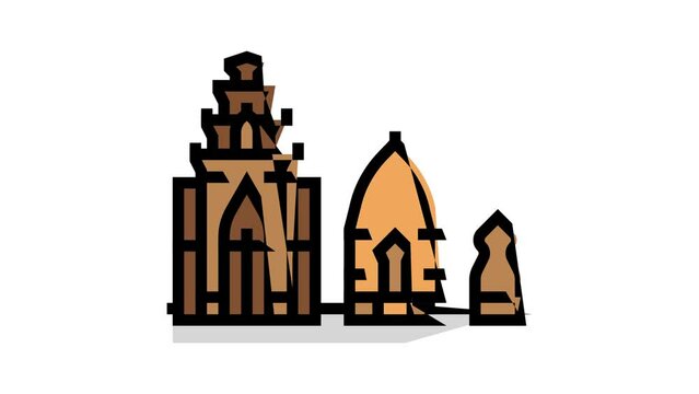 towers po nagar color icon animation
