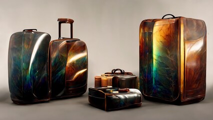 suitcase modern luggage luggage futuristic travel baggage design