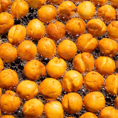 Colombian fried buñuelos - Traditional Colombian food
