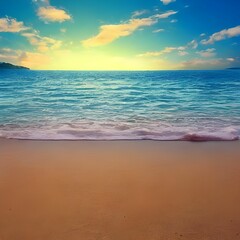 Obraz premium peaceful beach background