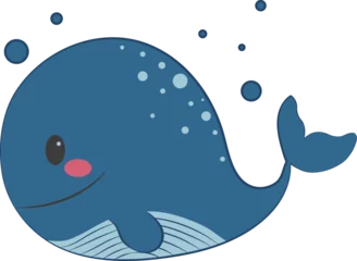 Rollo Wal Whale Hand Drawn Illustration