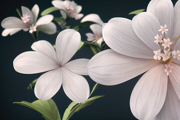 Obraz na płótnie Canvas Beautiful Flower with solid background 