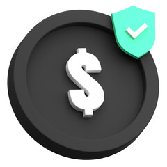 Verified Payment 3D Icon