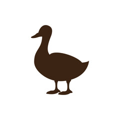 Duck logo vector