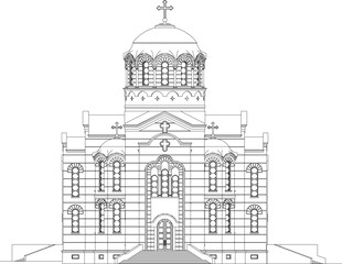 sketch of the church of our person