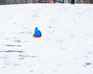 Sledding in New England