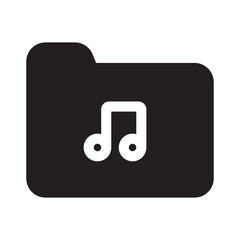 Folder Icon Solid Style