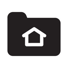 Folder Icon Solid Style
