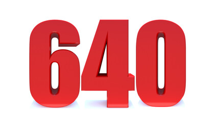 640 number