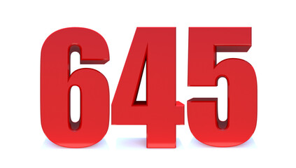 645 number