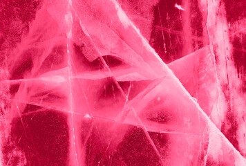 Abstract background cracked ice trending color concept of year 2023.