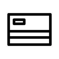 Creditcard Icon Vector Symbol Design Illustration