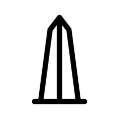 Monument Icon Vector Symbol Design Illustration