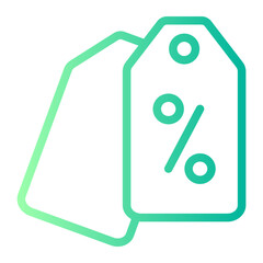 price tag gradient icon