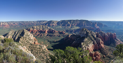 View From The Summit of Capitol Butte Near Sedona Arizona