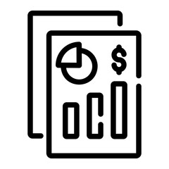finance line icon
