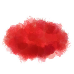 red watercolor png