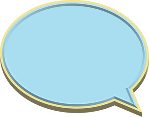 Speech bubble 3D