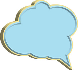 Speech bubble 3D
