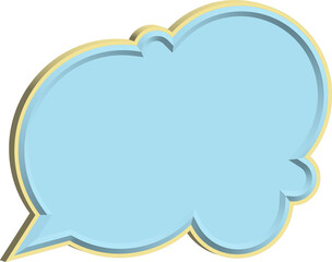 Speech bubble 3D