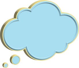 Speech bubble 3D
