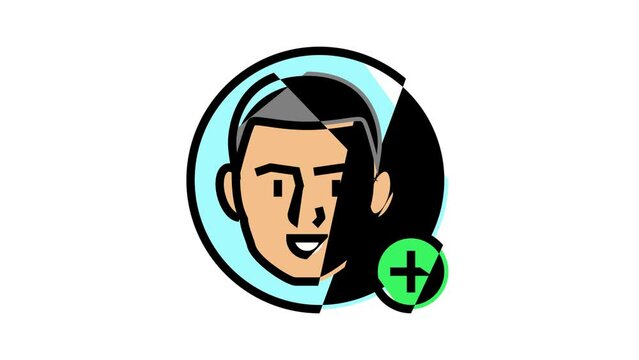 new usel male color icon animation
