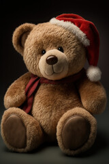 cute christmas teddy bear