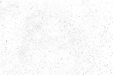 Distressed black texture. Dark grainy texture on white background. Dust overlay textured. Grain noise particles. Rusted white effect. Grunge design elements. Vector illustration, EPS 10.