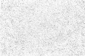 Distressed black texture. Dark grainy texture on white background. Dust overlay textured. Grain noise particles. Rusted white effect. Grunge design elements. Vector illustration, EPS 10.