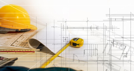 house construction drawing Construction business uses architects and interior design. House plans,...