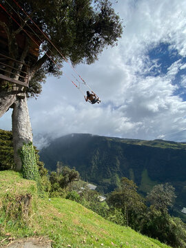 TREE SWING IN THE AMAZON