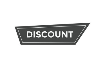 
Discount button. web banner template Vector Illustration
