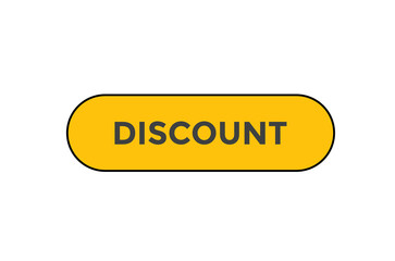 
Discount button. web banner template Vector Illustration
