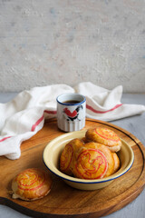 Chinese pastry cookies. Popular Chinese Cookies. Choice of meat, caramel or red bean paste