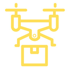 Box Delivery Drone Package