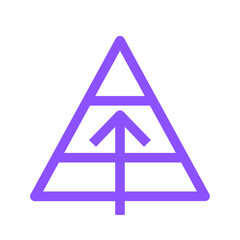 Business Diagram Hierarchy Pyramid Strategy