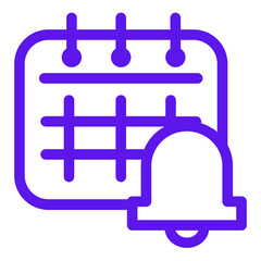 Calendar Date Schedule Alarm Notification Bell Reminder