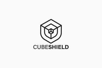 design logo cubeshield 