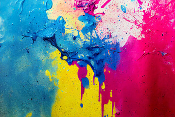 Fototapeta premium Paint splatters background design elements
