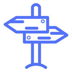 Direction Sign Signpost Icon