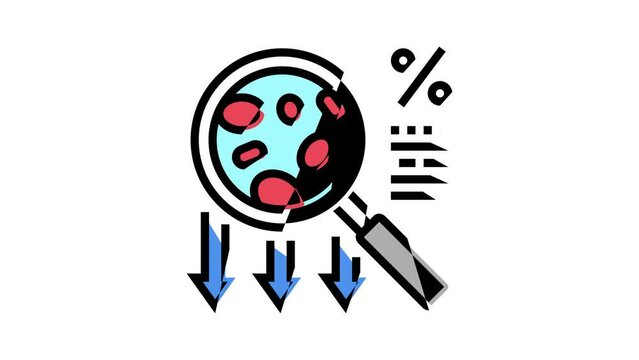 congenital dyserythropoietic anemia disease color icon animation
