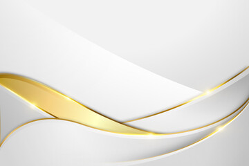luxury background design.Gold curve line element background.Free space for text.