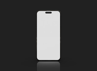 Smartphone mockup based on iphone 14 15 pro, for ui/ux design, infographics, online business, app design, marketing, photography and any design you want to load on it.	