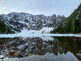 lake in the mountains