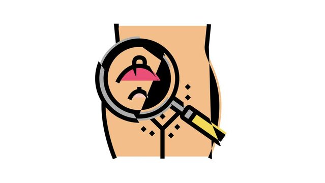 pubic hair color icon animation