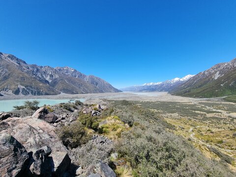 Tasman Glacier, Aoraki / Mount Cook, South Island, New Zealand / Aotearoa - National Park