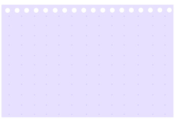 Punched Dotted Note Paper