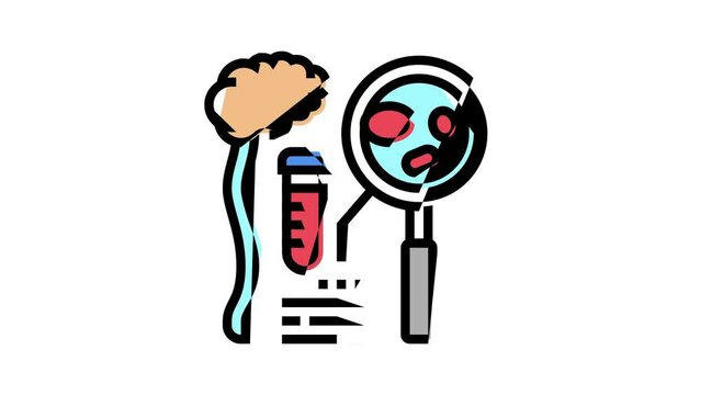 diamond-blackfan anemia health problem color icon animation